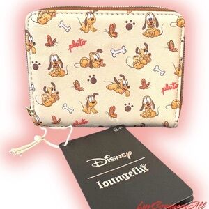 Loungefly Disney Baby Pluto all over print Mini Zipper Wallet